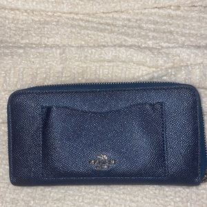 Navy Coach Wallet